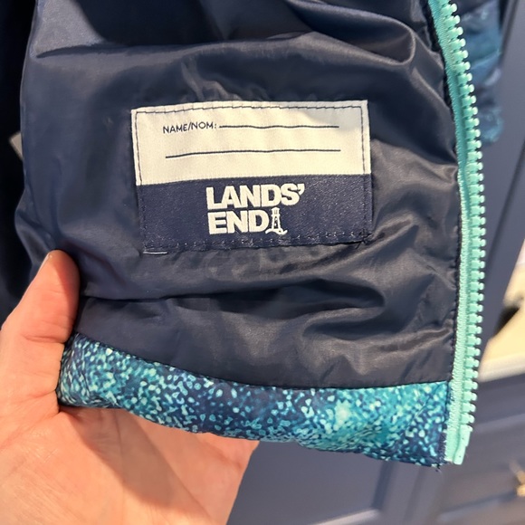 Lands End Girls Thermoplume insulated jacket. Excellent condition! Large 10-12. - Picture 8 of 8
